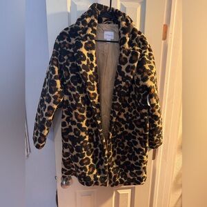 Woman’s cheetah jacket